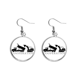 thumbnail image 1 of Camión de arena Pendientes pendientes de plata colgantes joyas señora Unbranded M, 1 of 3