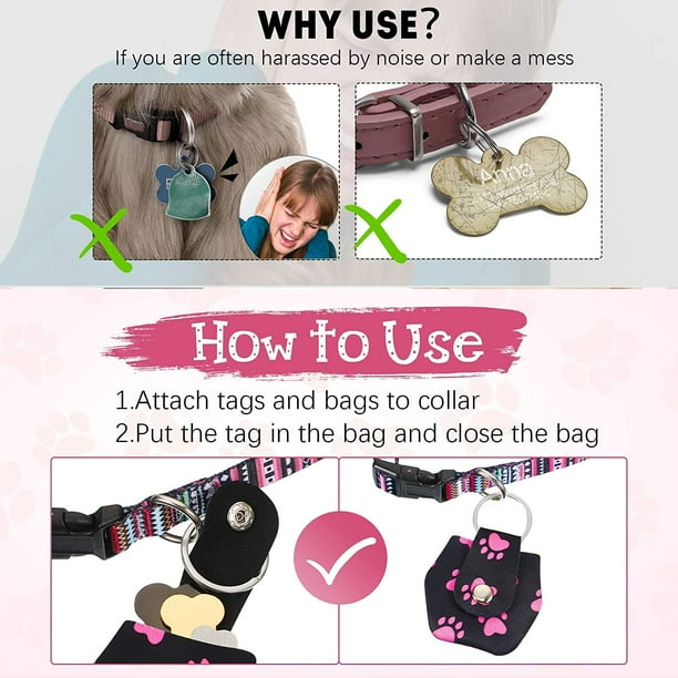 Dog id tag protectors outlet