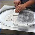 thumbnail image 3 of Kolice machine Commerciale pour Rouleaux de Crème Glacée Frite ETL, machine à Crème Glacée Roulée - Plat Rond Simple de 22 Pouces + 6 Seaux Réfrigérés, Décongélation Automatique, Contrôle Intelligent de la Température par IA, Pare-Éternuement Entièrement transparent, 3 of 8