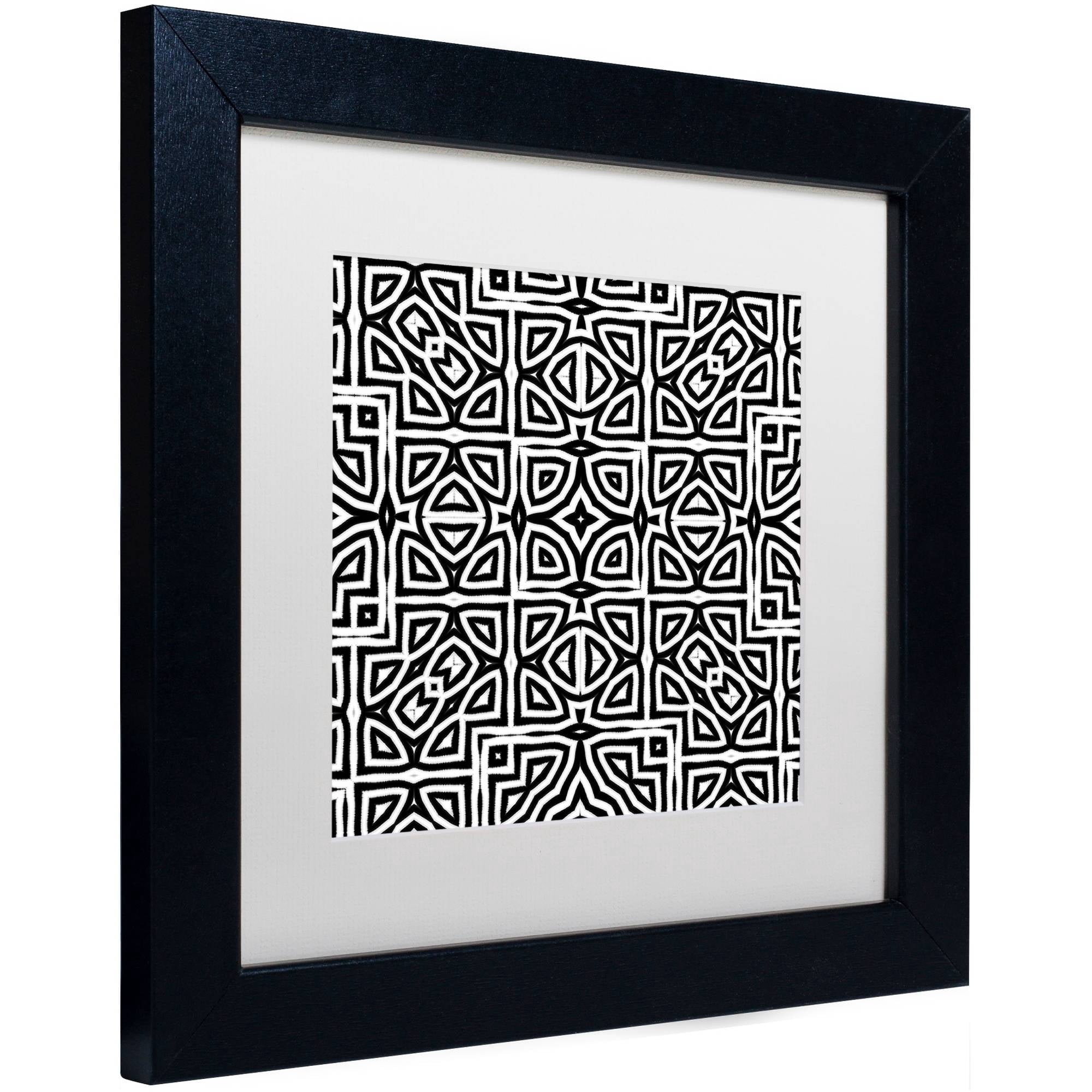 Trademark Fine Art "Alhambra" Canvas Art by Color Bakery White Matte, Black Frame