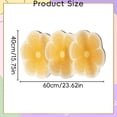 thumbnail image 2 of Flower Pattern Non Slip Washable Rugs Floor Mat Entryway Rug Non Slip Kitchen Floor Mats With Rubber Backing For Entrance Bedroom Bathroom Indoor Door Carpet For Home Yellow, 2 of 6