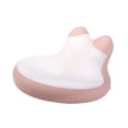 thumbnail image 1 of Almohada para Lectura de Cama Cojín de Apoyo Lumbar Ergonómico Almohada con Espuma Viscoelástica Accesorio para Relajación Y Postura Adecuada para Des Rosa Blanco, 1 of 8