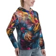 thumbnail image 6 of Haiem Vibrant Rooster Painting for Men's Fashion Hoodies & Sweatshirts with Kangaroo Pocket,Hooded Sweatshirt with Eye-catching Drawstrings-Large, 6 of 7