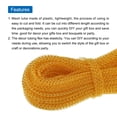 thumbnail image 3 of Uxcell 48 Yards Mesh Tube 3/16 Inch Decor Tubing Flex for Wreath,DIY Craft Yellow Gold, 3 of 7