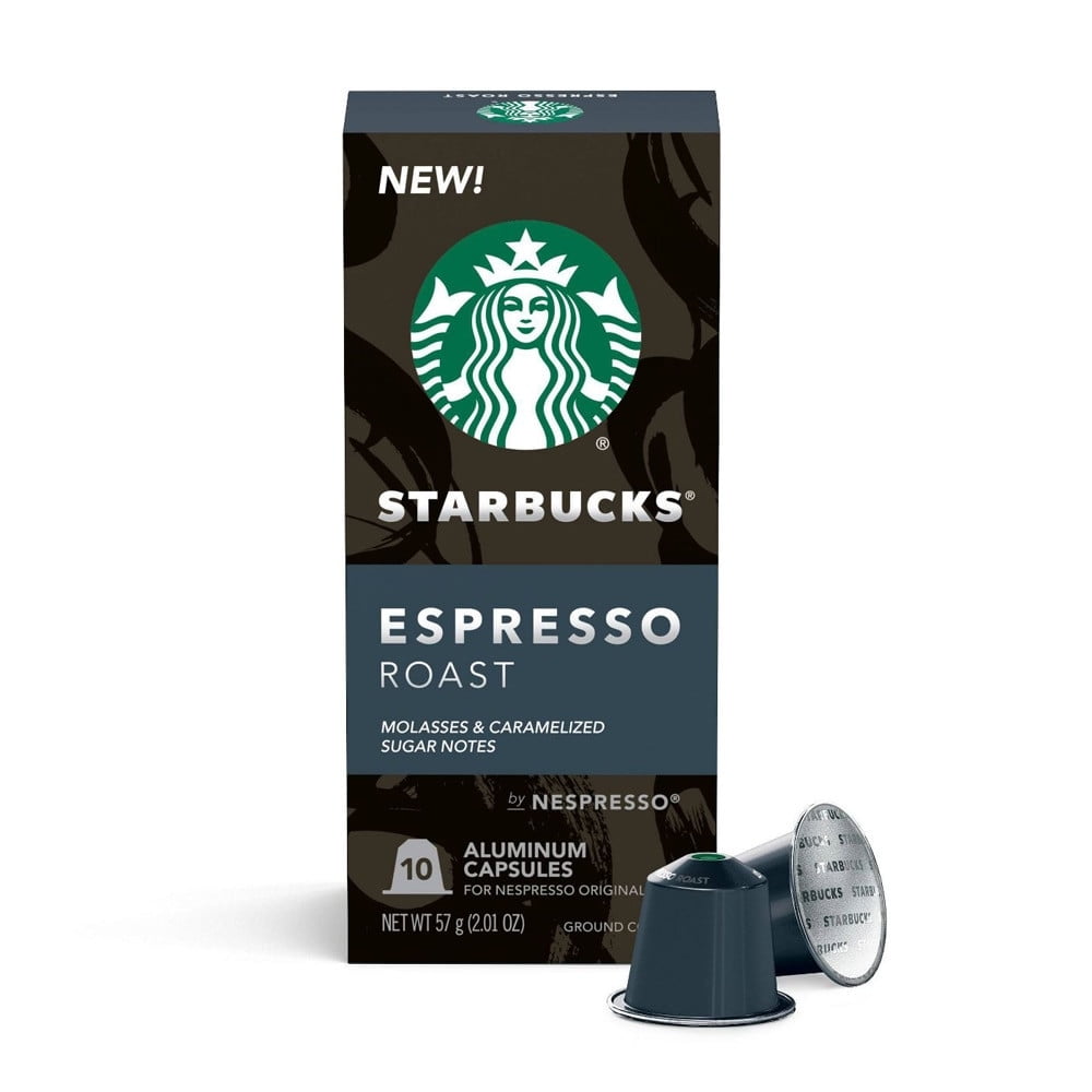 Starbucks Nespresso Espresso Roast Capsules 10 Capsules