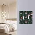 thumbnail image 4 of Yayeee Toggle Light Switch Wall Plate 2-Gang 4.56"x4.48" Decorative Outlet Cover, Green Christmas Hats, 4 of 7