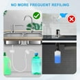 thumbnail image 5 of Luluganb Sink Soap Dispenser Extension Tube Kit with Upgraded Check Valve,Premium 47" Under Counter Soap Dispenser Tube for Kitchen Sink,Powerful Suction,No More Refilling Tiny Bottle, 5 of 6