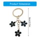 thumbnail image 3 of Eelgant Floral Keychain For Women Colorful Flower Keyring Pendant Alloy Key Holder Girls Bag Charm Accessories Gift, 3 of 4