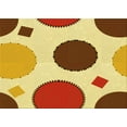thumbnail image 1 of Ahgly Company Machine Washable Indoor Rectangle Transitional Mahogany Brown Area Rugs, 2' x 5', 1 of 7