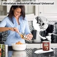 thumbnail image 2 of Abrelatas Manual Comercial, Abridor Industrial Resistente para Lata Grande, Abrazaderas de Banco Mesa Acero Chapado con Base para Restaurante Bar Hotel Cocina, 2 of 4