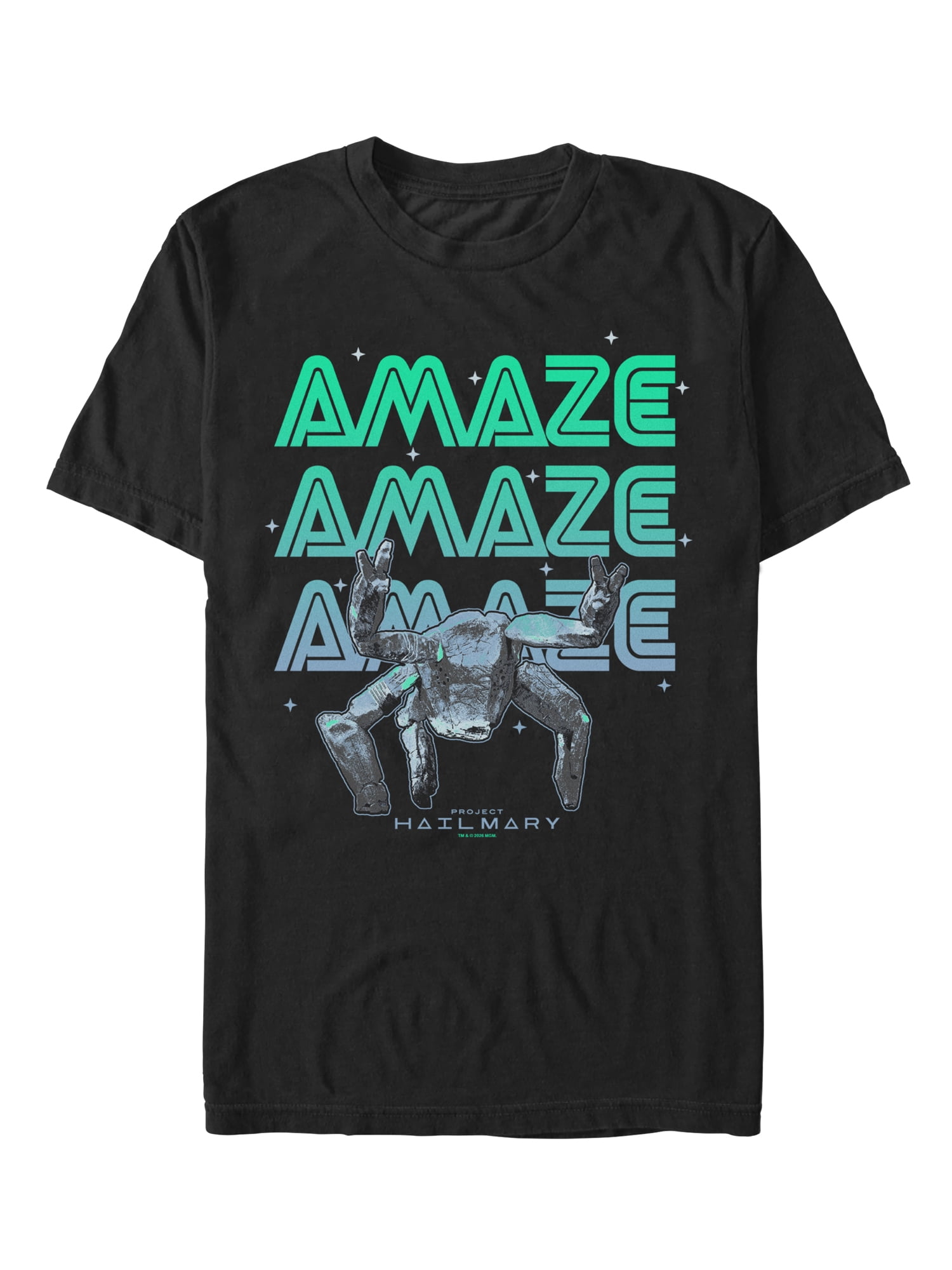 Project Hail Mary Men's Graphic Short Sleeve Tee, Amazing Rocky, Sizes S-3XL