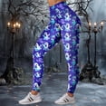 thumbnail image 7 of mgoYE Halloween Pajamas Women Pants Cute Pumpkin Ghost Print PJs Bottoms Causal Soft Long Lounge Pants Sleepwear Womens Leggings Size M, 7 of 7