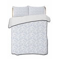 thumbnail image 2 of Blue Spring Floral Twin XL Size Down Alternative Comforter,Lightweight Comforter Quilt Bedding Set with Pillow Shams Elegant Watercolor Summer Botanical All Seasons Bed Comforter Duvet Insert 68"x98", 2 of 7