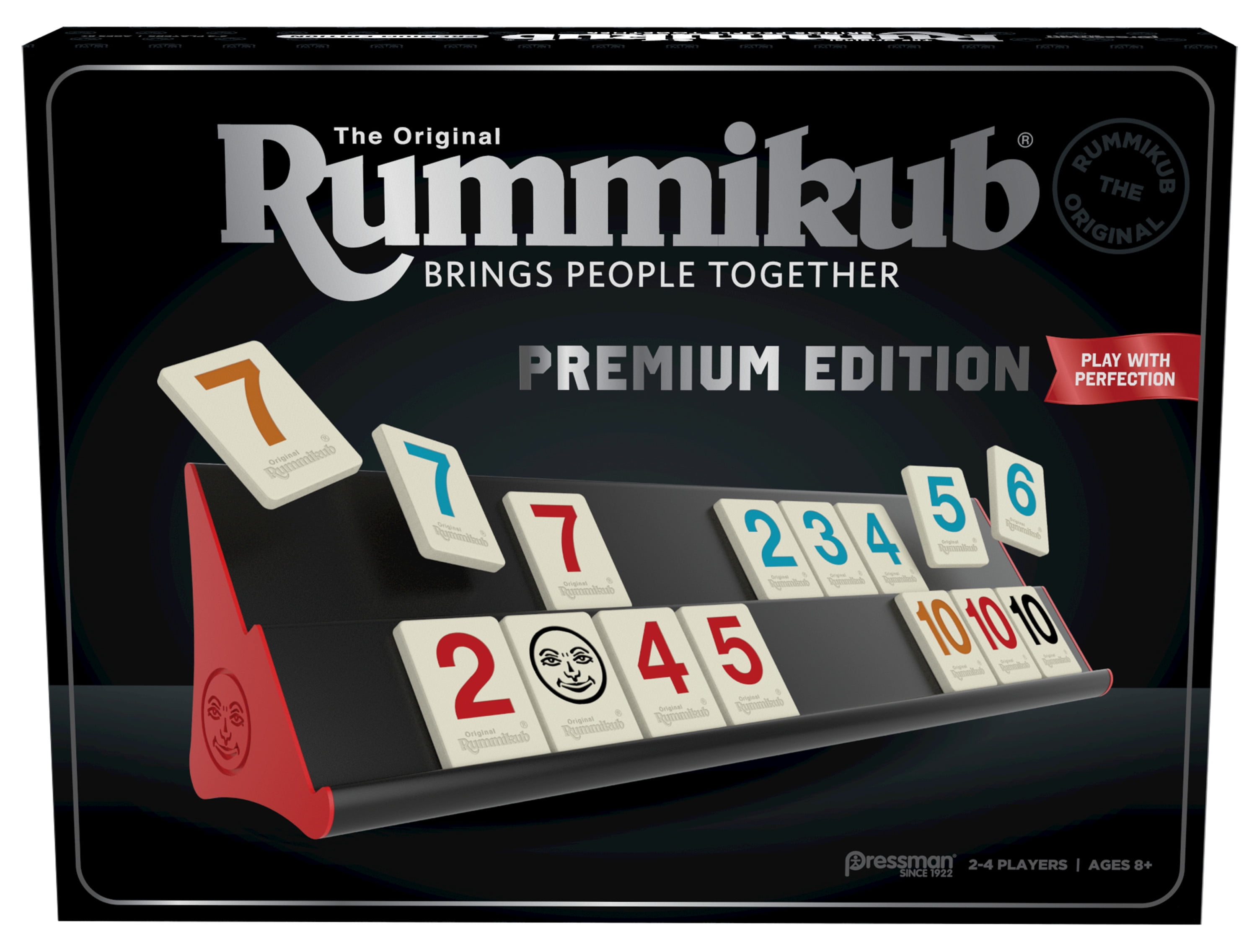 Rummikub Classic Edition The Original Rummy Tile Game Blue 10.5 x 2.25 x 10.5" 