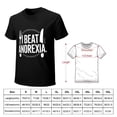 thumbnail image 2 of I Beat Anorexia Trendsetting Men's Cotton Short Sleeve HD Print Tee for Casual T-Shirt Crew Neck Top Black S, 2 of 7