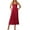 Red, variant on Baqcunre Jumpsuits for Women Women Summer Jumpsuit Strap Soild Color V Neck Cutout Smocked High Waist Jumpsuit Pockets Wide Leg Jumpsuit Jumpsuits for Women Dressy One Piece Jumpsuits for Women