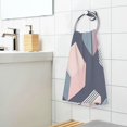 thumbnail image 3 of Yayeee 100% Cotton Hand Towels for Bathroom 16" x 28" Soft Absorbent Kitchen Towel, Dark Cubes, 3 of 7
