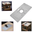 thumbnail image 3 of Placa de inserción de mesa de enrutador ANGGREK de aluminio 235 mm x 120 mm x 8 mm, 3 of 8