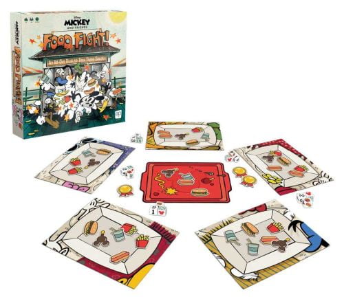 USAOPOLY Disney Mickey Food Fight Board Game