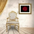 thumbnail image 3 of Carson, Brian 18x15 Gold Ornate Wood Framed with Double Matting Museum Art Print Titled - Backyard Flowers Red 45, 3 of 4
