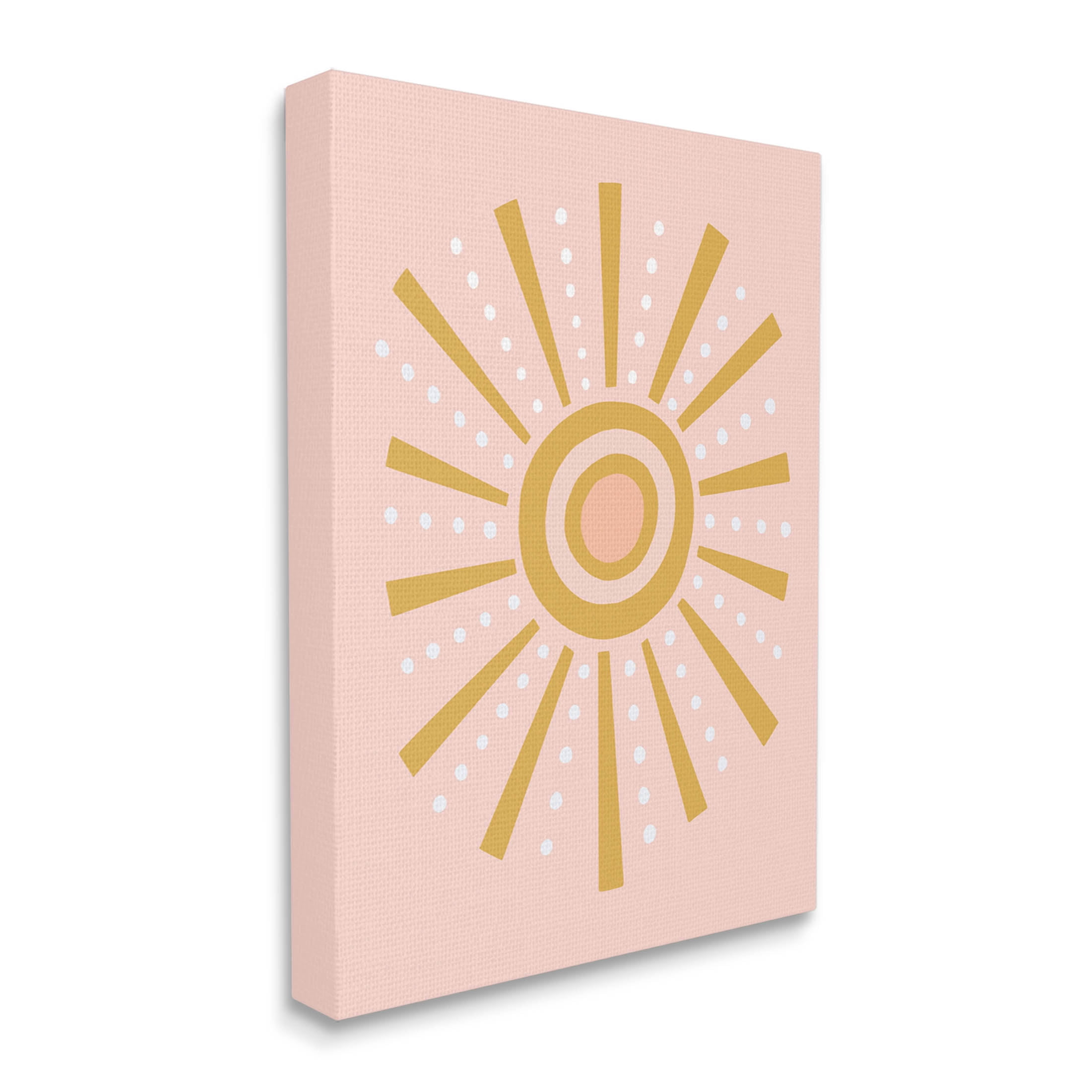 Stupell Industries Whimsical Sun Rays Pattern Graphic Art Gallery Wrapped Canvas Print Wall Art, Design by Nina Seven