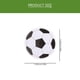 thumbnail image 4 of EeaseMX 1 juego de adornos con temática de fútbol, decoraciones para fiestas de cumpleaños, pancarta de pared de fútbol, 4 of 8