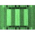 thumbnail image 1 of Ahgly Company Indoor Rectangle Abstract Emerald Green Contemporary Area Rugs, 8' x 10', 1 of 4
