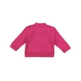 thumbnail image 2 of Hanes Zippin Baby Fleece Full-Zip Jacket, Adjustable Cuffs, Boys & Girls Honeymoon Pink 18M-24M, 2 of 2