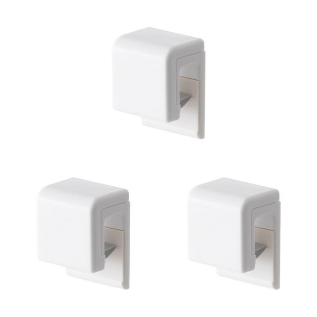 bedienty Support Mural pour Dentifrice Autocollant Support de Rangement Multi-Usage Blanc 3 Pcs