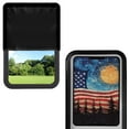 thumbnail image 2 of XYZCANDO American Flag Moon RV Door Window Shade Foldable RV Door Window Universal Camper Blackout Shades RV Window Curtains for Inside Camper RV Insulated Window Covers with Hook and Loop Blue, 2 of 7