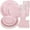 Dusty Pink, variant on 100Pcs Dusty Pink Tableware Set Disposable Dinnerware Set 50Pcs Paper Plates 25Pcs Napkin 25Pcs Cups for Wedding Birthday Bride Shower Party Table Decor