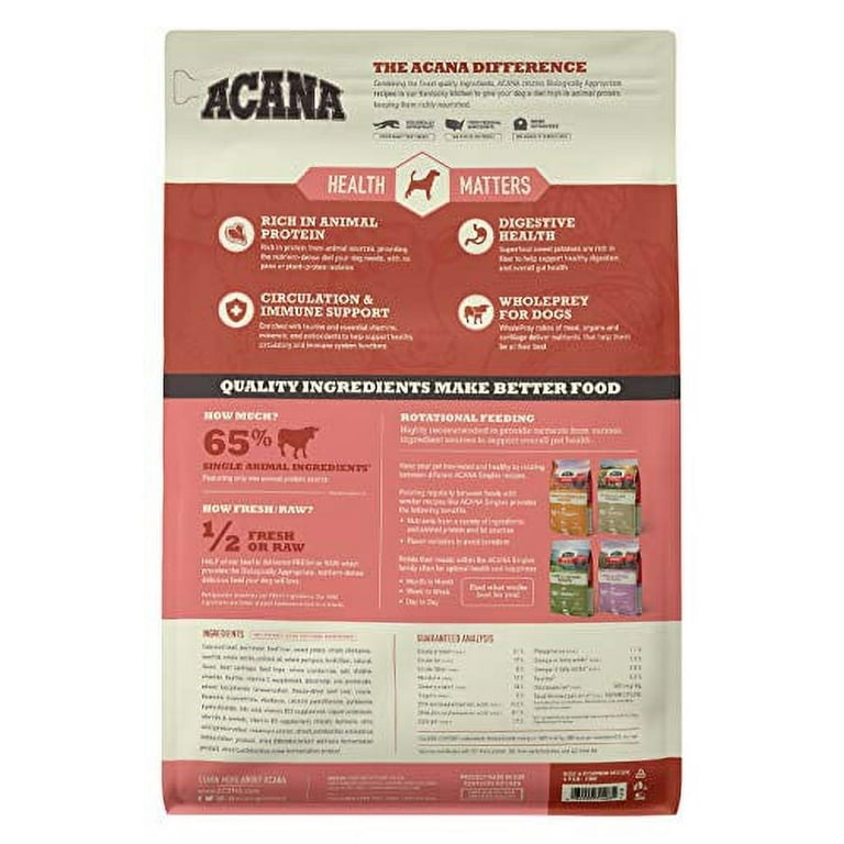 Acana beef and outlet pumpkin reviews