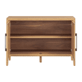 thumbnail image 6 of Hassch Farmhouse Buffet Sideboard Cabinet, Storage Cabinet with 2 Doors, Accent Cabinet for Dining Room, Kitchen, Living Room, Natural, 6 of 10