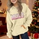 thumbnail image 5 of Sudadera con capucha para niñas y niños, sudadera de manga larga con cuello redondo y estampado de moda, jersey con bolsillo, sudadera de poliéster para niñas, 5 of 8