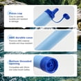 thumbnail image 5 of Water Filter Straw, Ultra-fine Filtration Water Filter for Camping with PP Cotton, Coconut Shell Activated Carbon, Purification Balls, Hollow Fiber Membrane, and ABS Case, Compatible with 28mm Bottle, 5 of 7