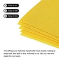 thumbnail image 4 of Soft Felt Sheets Fabric Craft Sheets Yellow 6 Inch x 4 Inch 36 Pcs, 4 of 6