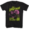 thumbnail image 1 of Universal Monsters Beware The Curse Black Adult T-Shirt 4Xl, 1 of 2