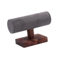 thumbnail image 3 of KLKCMS Bracelet Display Stand Wood Bangle Holder for Bangle Watch Dormitory Dresser Gray, 3 of 9