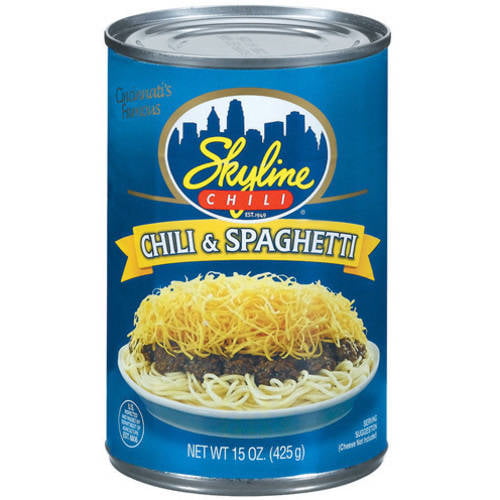 Skyline Chili Skyline Chili & Spaghetti, 15 oz - Walmart.com - Walmart.com