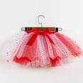 thumbnail image 4 of Toddler Girl Mesh Tutu Skirt Colorful Plush Ball Layered Tulle Skirt Princess Birthday A-Line Dance Skirt+Headband White Tutu Skirt for Girls, 4 of 6