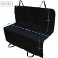 thumbnail image 4 of Car Rear Back Seat Pet Cover Waterproof Hammock Dog Cat Protector Mat Black, 4 of 5