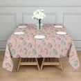 thumbnail image 3 of Pink Cartoon Unicorn Lightning Pattern Square Tablecloth,Waterproof Square Table Cover,Wipeable Spillproof Washable Table Cover for Home Kitchen Party Decor 52"x52"(132x132cm), 3 of 6