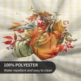 thumbnail image 6 of Thanksgiving Tablecloth Fall Pumpkin Tablecloth Round 60 Inch Washable Reusable Autumn Leaf Table Cloth for Home Parties Dinner Picnic Dining Kitchen Decor, 6 of 6