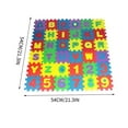 thumbnail image 2 of Luckky 36pcs Foam Mats for Kids,Soft Foam Mat, Foam Puzzle Floor Mat,Foam Floor Alphabet and Numbers Puzzle Play Mat for Toddlers,Reusable Puzzle Mats for Floor, Kids Gifts, 3.5 X 3.5 Inches, 2 of 6