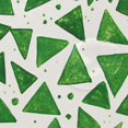 thumbnail image 4 of Yayeee Shower Curtain with Hooks 72"x72" Waterproof Fabric Bathroom Hanging Decor, Green Dot Triangles Pattern, 4 of 5
