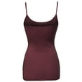 thumbnail image 2 of FashionOutfit Women's Solid Scoop Neck Cami W Adjustable Strap, 2 of 3