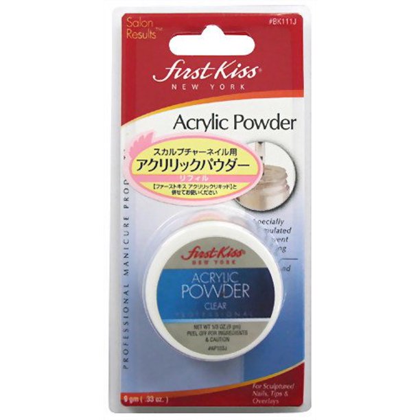 Kiss Acrylic Powder Clear 0.33 Ounce (10ml)