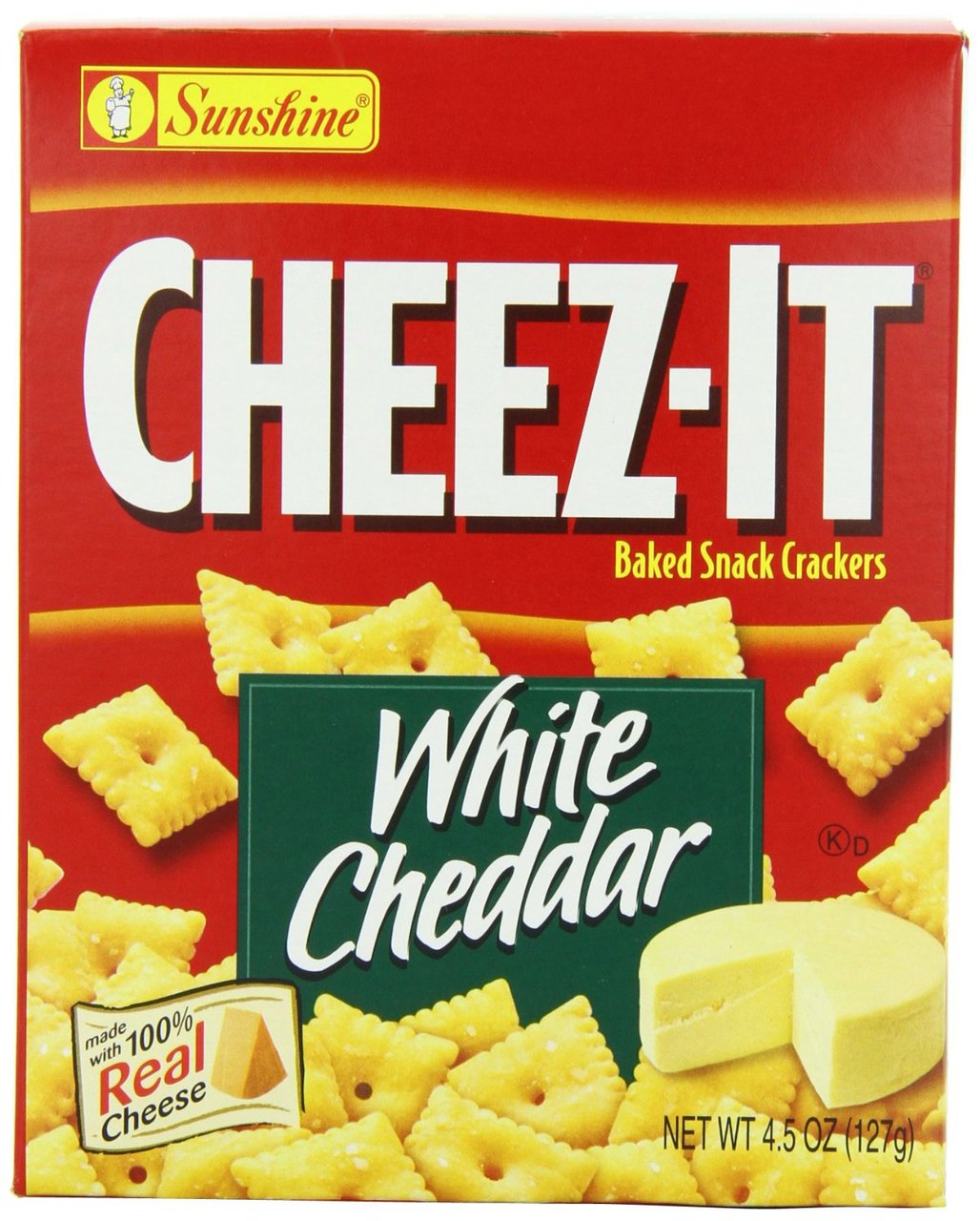 12 PACKS CheezIt White Cheddar, 4.5Ounce Packages