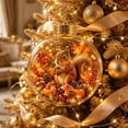 thumbnail image 7 of 2026 Christmas Home Party Decoration Fall Ornament Forest Wildlife In Glass Ball Hanging Ornament Pumpkin Maple Leaf Thanksgiving Christmas Tree Decor Christmas Celebration Party Supplies, 7 of 7