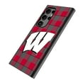 thumbnail image 2 of Keyscaper Wisconsin Badgers Plaid Galaxy Magnetic Bump Case, 2 of 7